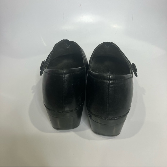 Dansko‎ black leather buckle clogs size 38 - Picture 4 of 8